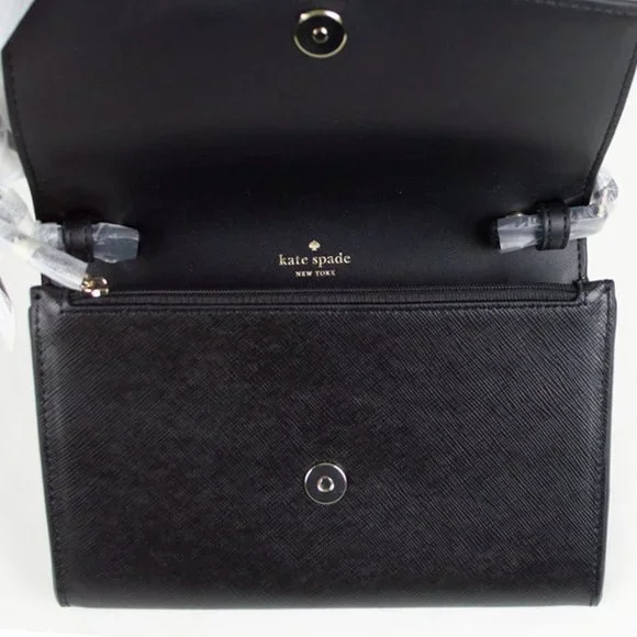 Kate Spade Black Perry Wallet on String - Picture 8 of 12